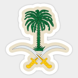 Saudi Arabia Faded Style Flag Design Sticker